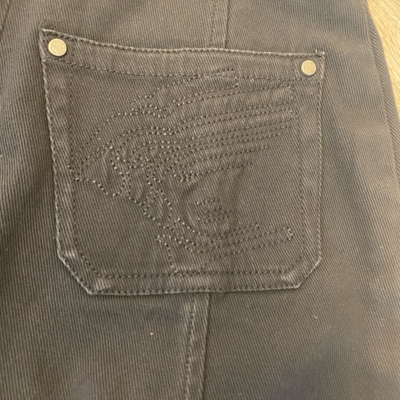 🖤VERSACE 💯% AUTHENTIC - NWOT SPORT BLACK DENIM SKIRT SIZE 28🖤 - Picture 16 of 16